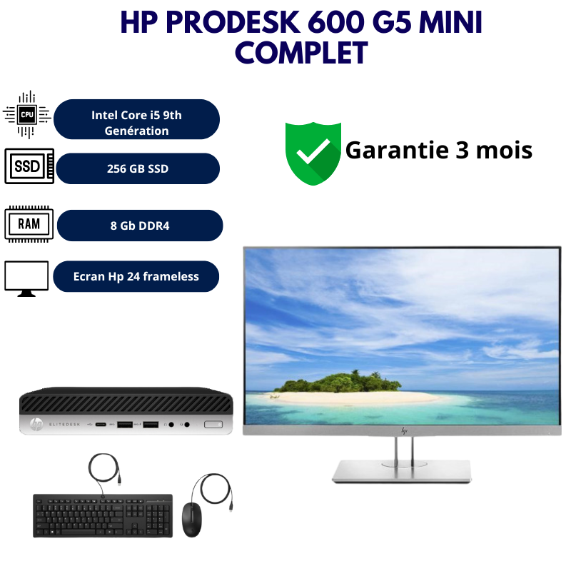 HP ELITEDESK 800 G3 mini i5 9th